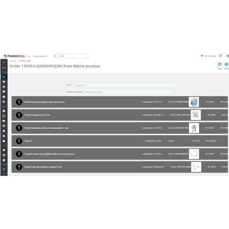 Módulo simple order - picking y check de pedidos sin errores