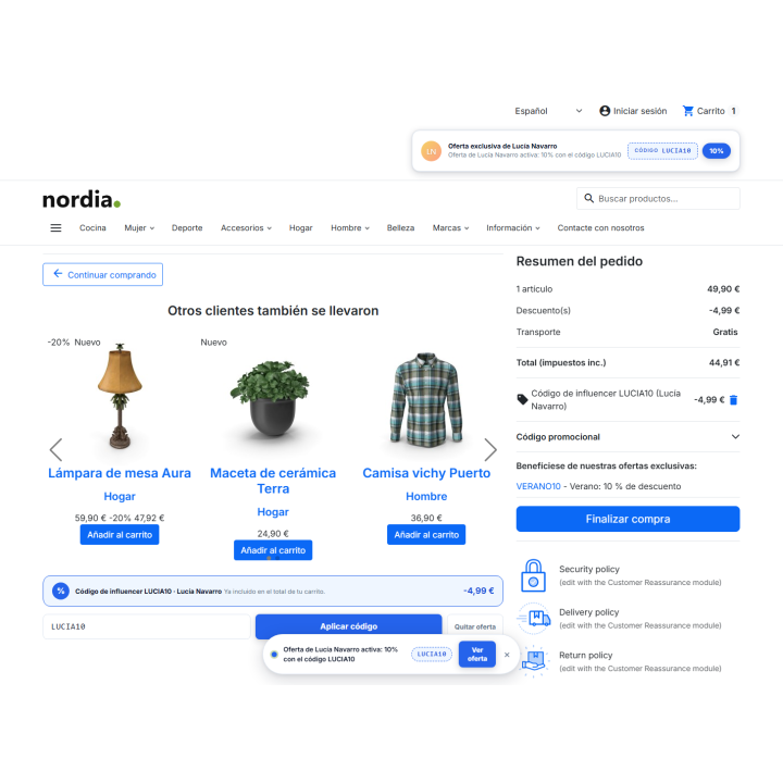 Promoção para influenciadores da RKR: códigos de influenciadores