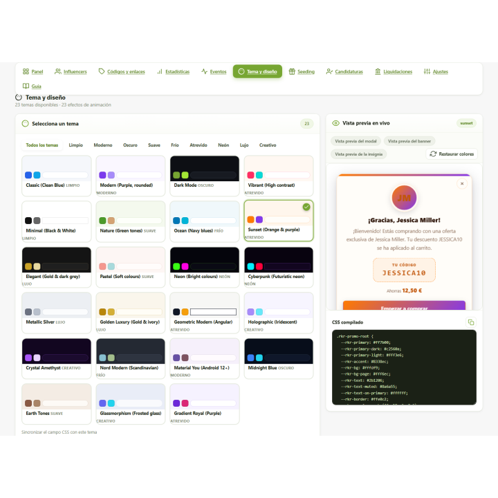 Promotion RKR pour influenceurs : codes d’influenceurs