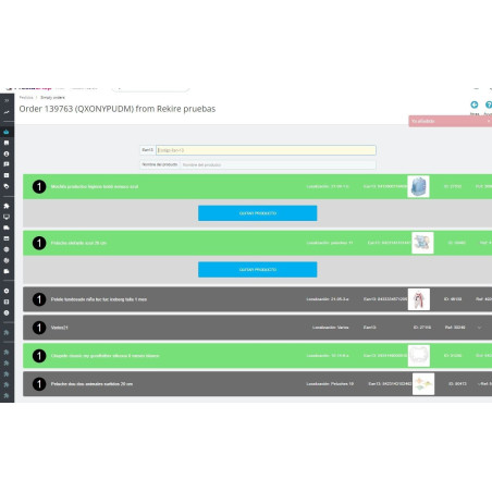 Módulo simple order - picking y check de pedidos sin errores