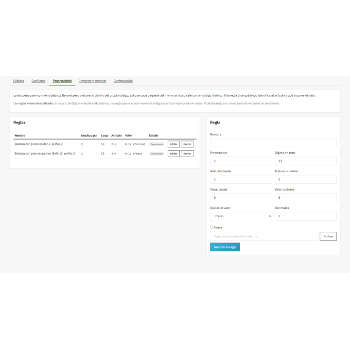 RKR multiple EAN: mehrere Barcodes pro Produkt