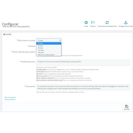 Legal compliance module for PrestaShop Omnibus. Minimum price