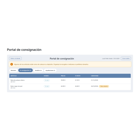 RKR Consign: Vendite in conto deposito con pagamento ai venditori per PrestaShop