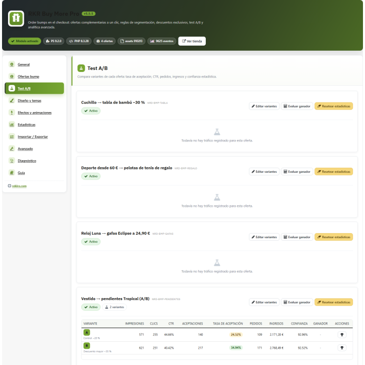 RKR Buy More Pro: order bump at PrestaShop checkout