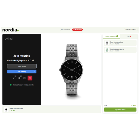 RKR Video Call: videollamadas de venta con carrito compartido para PrestaShop