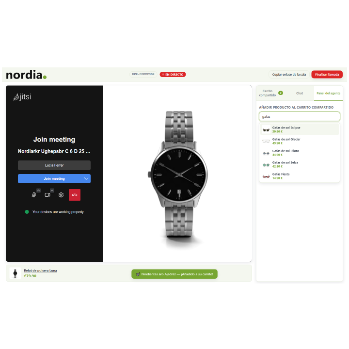 Videochiamata RKR: Videochiamate di vendita in PrestaShop