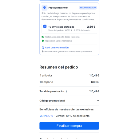 RKR Versandschutz: Optionaler Versandschutz und Reklamationsportal für PrestaShop