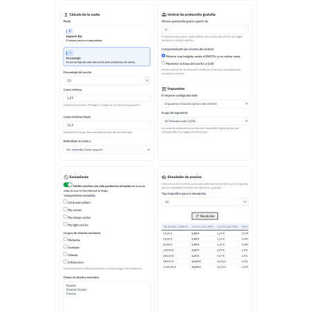 RKR Versandschutz: Optionaler Versandschutz und Reklamationsportal für PrestaShop