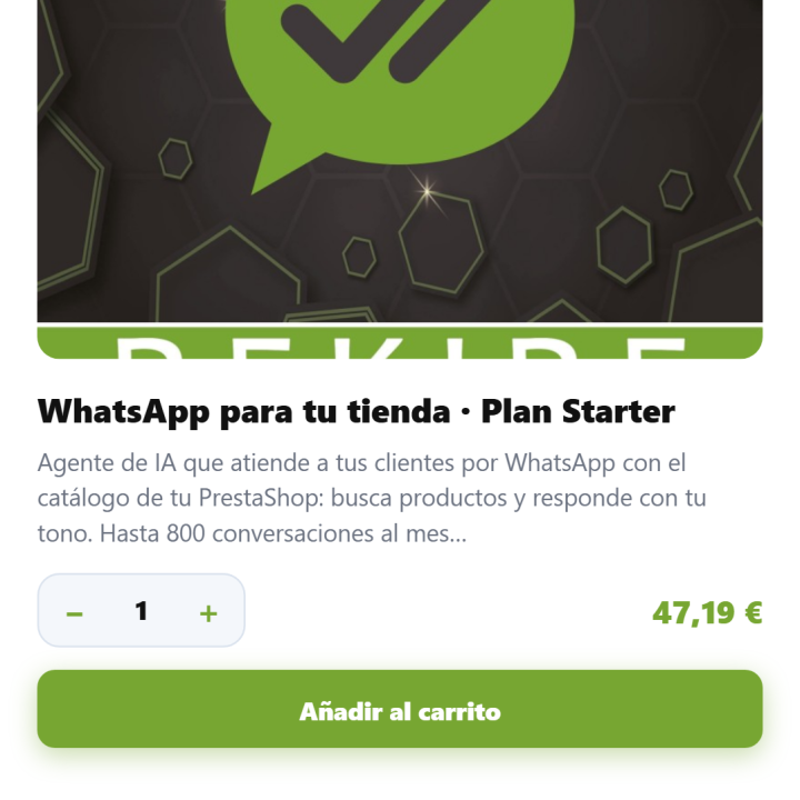 RKR Telegram Store: tienda en Telegram para PrestaShop