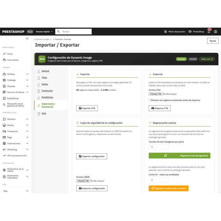 RKR Dynamic Image : Images Open Graph dans PrestaShop