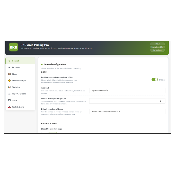 RKR Weight Pricing Pro : Vendre au poids dans PrestaShop