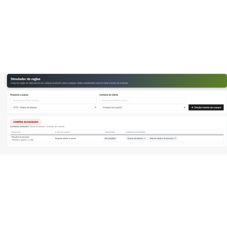 RKR-Produktabhängigkeiten: Verkaufen mit Anforderungen und „Fehlendes hinzufügen“ für PrestaShop