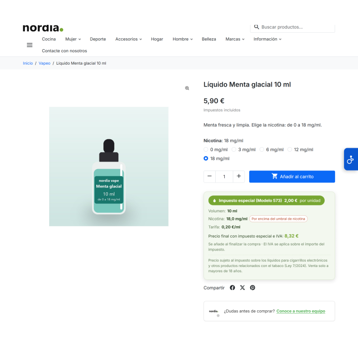 RKR Vape & Nicotine Excise Tax: tax and Form 573