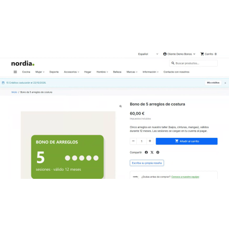 RKR Smart Coupons: bonos de sesiones y créditos prepagados para PrestaShop