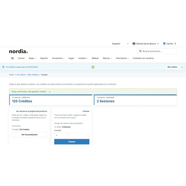 RKR Smart Coupons: bonos y créditos prepagados