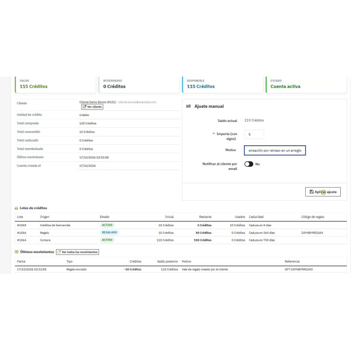 RKR Smart Coupons: bonos y créditos prepagados