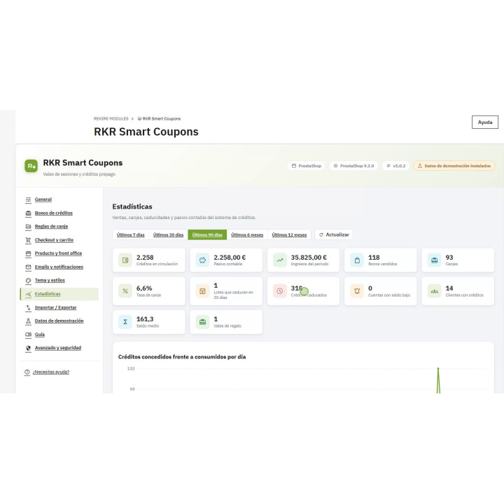 RKR Smart Coupons: prepaid vouchers and credits