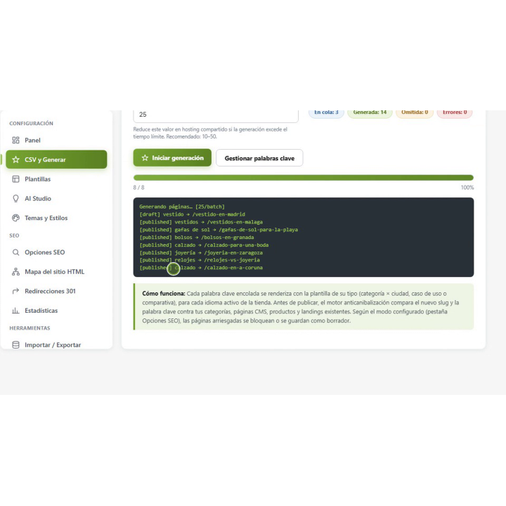 RKR Programmatic SEO: SEO-Landungen in PrestaShop