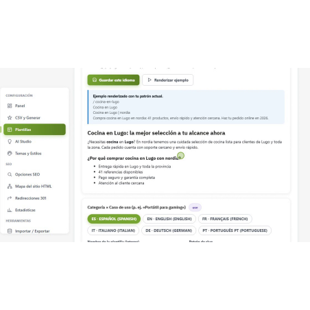 RKR Programatic SEO: landings SEO por lotes para PrestaShop