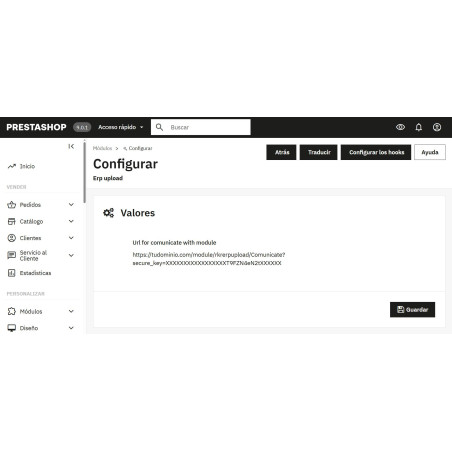 Module for attaching invoices and documentation to a user's private account via web services