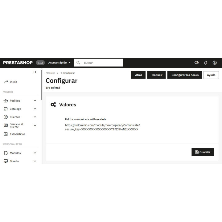PrestaShop Module: Upload ERP Invoices and Documents via API