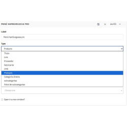 Menú Hamburguesa Pro para PrestaShop - Iconos Custom y Multi-nivel