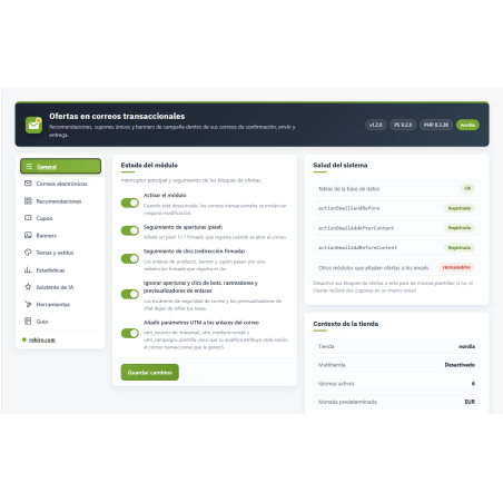 RKR Ofertas en emails transaccionales: vende en los correos de pedido de PrestaShop