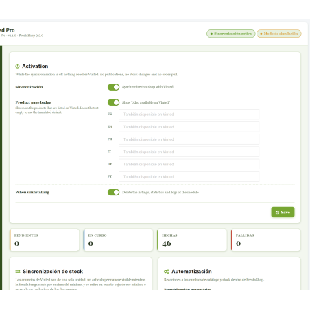 RKR Sync Vinted Pro: vende en Vinted y en tu tienda PrestaShop sin duplicar ventas