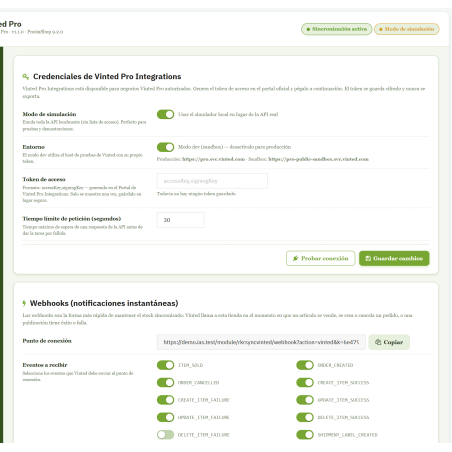 RKR Sync Vinted Pro: Venda no Vinted e na sua loja PrestaShop sem vendas duplicadas.