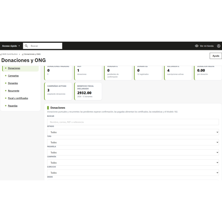 RKR Contribution: propinas y donaciones PrestaShop