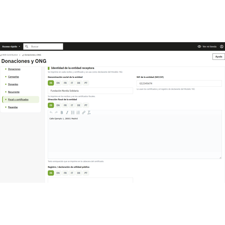 Contribution de RKR : Pourboires et dons PrestaShop