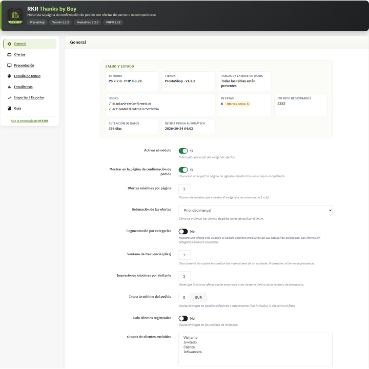 RKR Thanks by Buy – Partner offers in order confirmation
