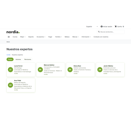 RKR Authors & Reviewers: autores y revisores expertos (E-E-A-T) para PrestaShop