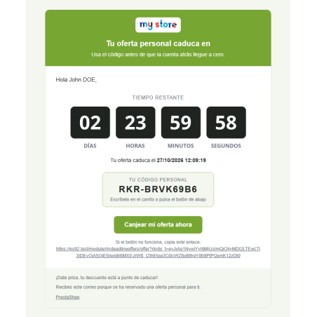 RKR-Fristangebote: Echte Countdown-Angebote für Ihren PrestaShop-Shop