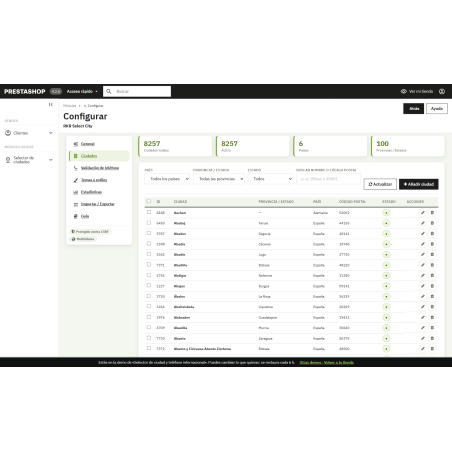 RKR City and International Phone Selector: Clean addresses and valid phone numbers in PrestaShop