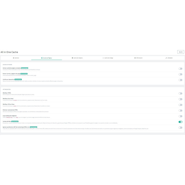 Módulo All In One Cache con redis por @thisjrodriguez