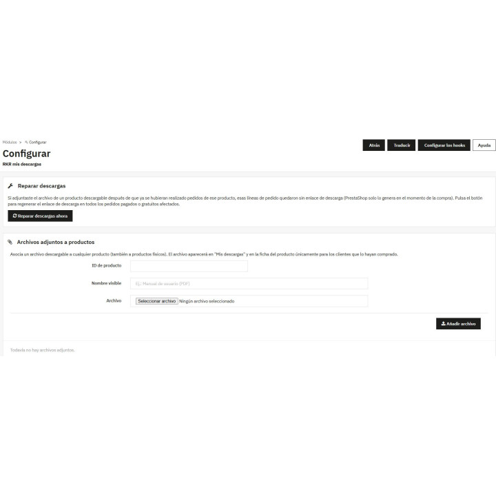 Módulo mis descargas