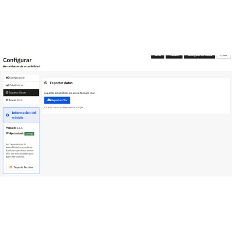 Modulo di facile accessibilità