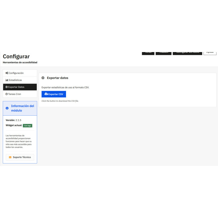 Accessibility module for PrestaShop: widget, color blindness and declaration