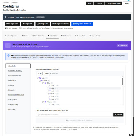 Nutrition Full Info Module - Nutritional information, allergens, and EU labeling with AI