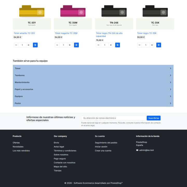 RKR Relational: prodotti correlati per funzionalità e per famiglia in PrestaShop