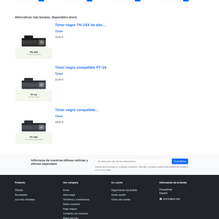 Modulo prodotto semplice come se fossero combinazioni + canonico + correlato + accessori