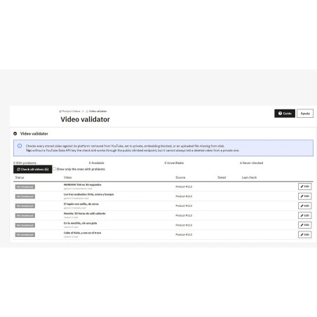 Vidéos de produits faciles