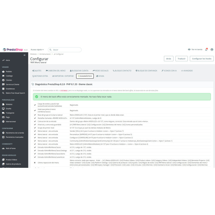 RKR Sidebar Menu – Dropdown-Menü mit Baumstruktur, Lazy Loading und Mobilfreundlichkeit für PrestaShop