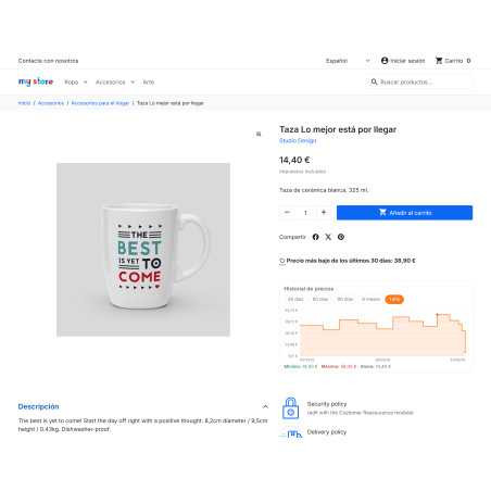 Legal compliance module for PrestaShop Omnibus. Minimum price