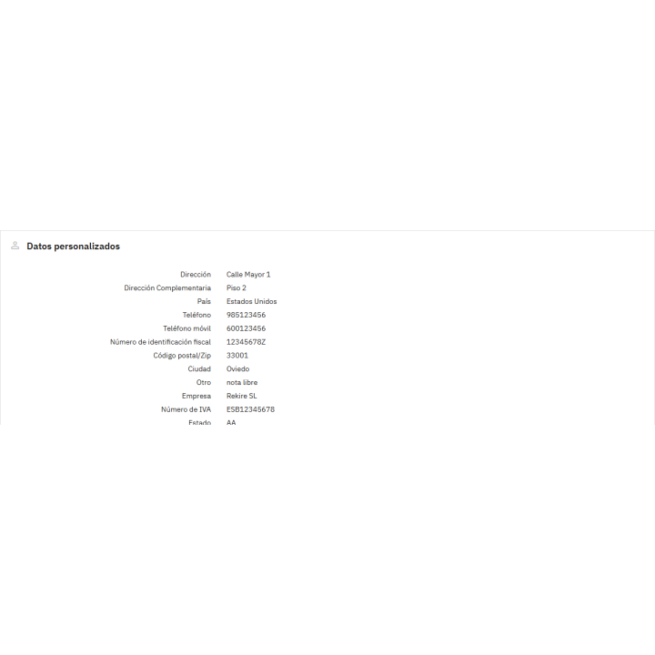 Campos de dirección en el registro de PrestaShop | Rekire