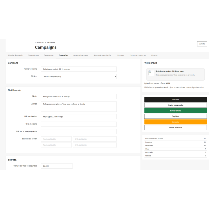 Notifications push web et PWA pour PrestaShop | RKR Push