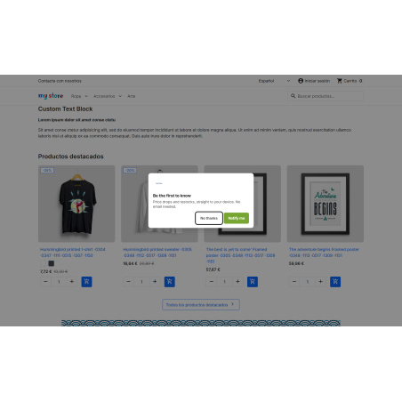 Módulo notificaciones push