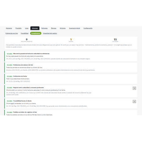 Modul für Ablauf- und Mindesthaltbarkeitsdaten
