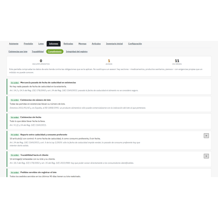 Chargen-MHD, Rückverfolgung und Rückrufe PrestaShop